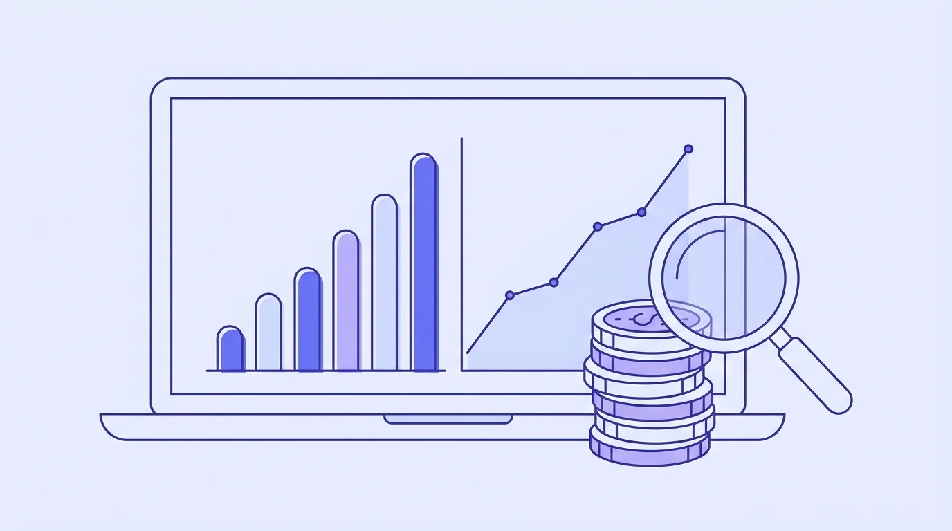 Reporting dashboard showing Google Ads spend, revenue and return on ad spend for a New Zealand service business
